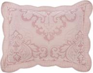 добавьте нотку элегантности в свой дом с подушкой brylanehome amelia sham - стандартной, бледно-розовой логотип