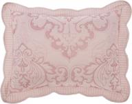 add a touch of elegance to your home with the brylanehome amelia sham pillow - standard, pale rose pink logo