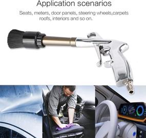 img 1 attached to 💦 Powerful and Efficient Car Interior Washing Gun with Air Pulse Cleaning Nozzle - KIMISS High Pressure Car Washing Equipment Tool