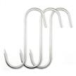 3 pack 10 inch heavy duty stainless steel meat hooks for bbq grill cooking & smoker poultry hanging - zuzzee logo