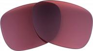polarized replacement lenses for ray-ban justin rb4165 sunglasses (54mm) by lenzflip - made in the usa logo
