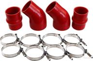 ucreative red silicone intercooler boot kit compatible with dodge ram cummins diesel 5 logo