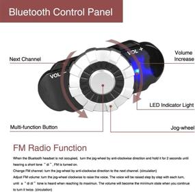 img 1 attached to 🏍️ FreedConn BM2-S Motorcycle Bluetooth Helmet: Smart Flip-up Modular Helmet with DOT Certification, FM Radio, Matte Black XL