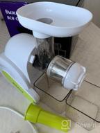 img 2 attached to Kitfort KT-1110-1 screw juicer, green review by Celina Biela (Kruczk ᠌