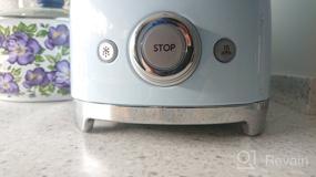 img 6 attached to 🍞 Chrome Smeg TSF02SSUS Retro Style Aesthetic 4 Slice Toaster – 50's Design