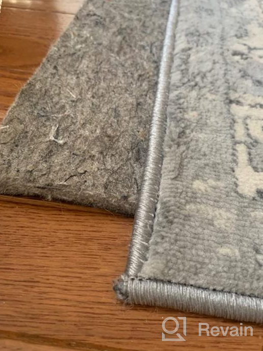 img 1 attached to RUGPADUSA - Dual Surface - 7'X10' - 3/8" Thick - Felt + Rubber - Enhanced Non-Slip Rug Pad - Adds Comfort And Protection - For Hard Surface Floors review by Gotdat Burton