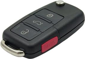 img 3 attached to 🔑 "Keyless2Go Replacement Keyless Entry Remote Car Key Fob for HLO 1J0959753AM or 1J0959753DC Compatible Vehicles