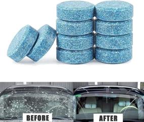 img 4 attached to 🚗 KINDAX Car Windshield Washer Tablets - Concentrated Clean Tablets for 42 Gallons - 40Pcs in 1 Pack!