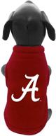 🏈 ncaa alabama crimson tide polar fleece canine sweater логотип