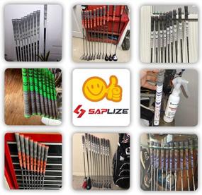 img 3 attached to SAPLIZE Hybrid Golf Grips (CL03) - Set Of 13, Low Taper Design, Cross Corded Rubber Technology, Options Of 6 Colors, Standard/Midsize, Upgrade/Deluxe Kit For Choice, MultiCompound Golf Club Grips