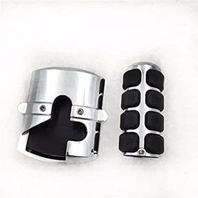 img 3 attached to Chrome Gear Shift And Brake Pedal Cover Set, Compatible With Yamaha V-Star 650 Classic, 950, 1100, And 1300 - HTTMT MT325-08-CD+325-09-CD