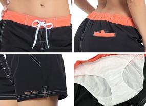img 1 attached to Quick Dry Women'S Swim Trunks Board Shorts With Inner Liner - Ideal For Sports And Swimwear - Yaluntalun