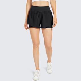 img 1 attached to Stay Comfortable & Connected With Promover'S Women'S Running Shorts With Phone Pocket & Quick Dry Liner