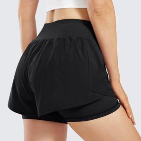 img 3 attached to Stay Comfortable & Connected With Promover'S Women'S Running Shorts With Phone Pocket & Quick Dry Liner