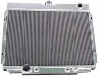 high-quality aluminum radiator for fairlane, mustang, ranchero (1967-1970) and cougar (1968) with 24" core - ideal for automotive replacement logo