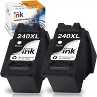 starink remanufactured canon 240xl ink cartridge: 2-pack black replacement for pixma ts5120, mg3620, mx432+ - high-quality performance logo