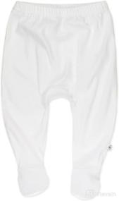 img 1 attached to 👶 HonestBaby Organic Cotton Footed Harem Pants - Pack of 3