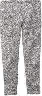 carters girls print leggings hearts girls' clothing - leggings logo