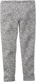 img 1 attached to Carters Girls Print Leggings Hearts Girls' Clothing - Leggings