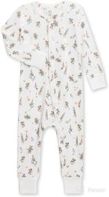img 3 attached to Organic Cotton Emerson Sleeper - Long Sleeve Infant Coverall for Colored Organics Unisex Baby