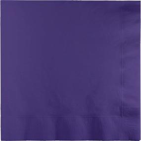 img 1 attached to Vibrantly Elegant: 250 Purple Touch of 🌸 Color 3-Ply Paper Dinner Napkins - Delicate and Durable