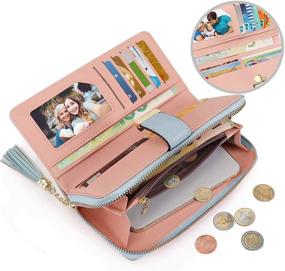 img 1 attached to Wallets Women Multiple Slots Compartment Women's Handbags & Wallets : Wallets