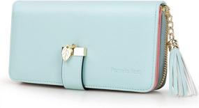 img 4 attached to Wallets Women Multiple Slots Compartment Women's Handbags & Wallets : Wallets