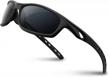 🕶️ high-performance rivbos unisex polarized sunglasses: uv protection for sports, fishing, driving, and cycling - rb833 logo