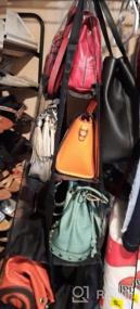 img 8 attached to Maximize Closet Space With Lirex Handbag Hanging Organizer - 8 Pockets Of Purse Perfection!