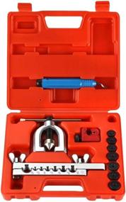 img 4 attached to Wostore Double Flaring Tool Kit with Copper Line Tube Cutter: The Ultimate Solution for Precise Flaring!