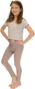 img 3 attached to 👧 Cotton Long Leggings for Girls' Clothing by Vivians Fashions at Leggings