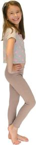 img 2 attached to 👧 Cotton Long Leggings for Girls' Clothing by Vivians Fashions at Leggings