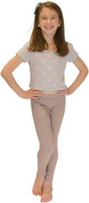 img 4 attached to 👧 Cotton Long Leggings for Girls' Clothing by Vivians Fashions at Leggings