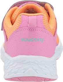 img 2 attached to Saucony Alternative Closure Running Fuchsia Girls' Shoes : Athletic