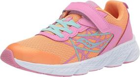 img 4 attached to Saucony Alternative Closure Running Fuchsia Girls' Shoes : Athletic