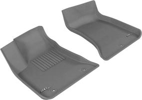 img 4 attached to 🚘 Custom Fit Kagu Rubber Floor Mat in Gray for Dodge Charger/Chrysler 300C Models – All-Weather Coverage