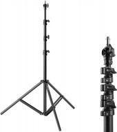 selens heavy-duty light stand with air cushioning: 9.19 ft / 2.8 m aluminum alloy tripod for reflectors, softboxes, video lights, umbrellas, and backgrounds for professional photography logo