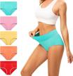 🩲 comfortable and stylish: habibee women's high waisted cotton panties - pack of 5 logo
