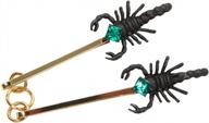 percival graves scorpion collar pins by elope logo