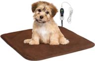 🐾 zxu pet heating pad: adjustable 8 heat settings, auto shut off timer, stay on function – cat & dog heating pad for indoor comfort (18" x 22") logo