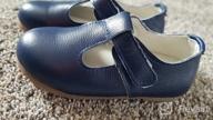 img 1 attached to DADAWEN Child's T-Shaped Leather Flats: Stylish Toddler Girls' Shoes review by Prince Ruffins