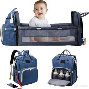 img 4 attached to Backpack Changing Portable Multifunction Waterproof Diapering in Diaper Bags