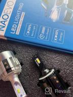 img 1 attached to NAOEVO H15 LED Headlight Bulbs - Ultra-Bright 500% More Lumens - High Beam 72W 8000LM 6500K - 2 Pack With 2-Year Warranty review by Jonathan Self