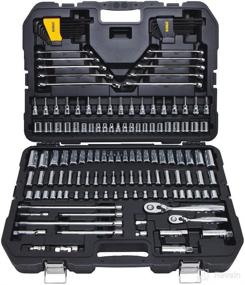 img 2 attached to DEWALT Socket Set 156-Piece: 1/4-inch & 3/8-inch Drive, Standard and Metric - DWMT72164