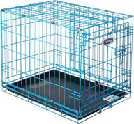 🐶 petmate 21930 puppy 2 door training retreat: 24-inch, blue - ultimate training solution for young pups logo