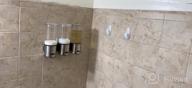 img 1 attached to Efficient And Waterproof Triple Soap And Shower Dispenser With AIKE Technology review by Russ Freeman