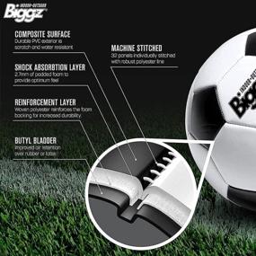 img 1 attached to Score Big With 50 Pack Of Biggz Premium Classic Size 5 Soccer Balls