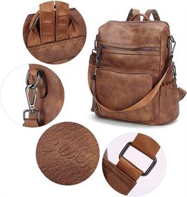 img 1 attached to 🎒 CLUCI Fashion Designer Backpack: Women's Handbags, Wallets, and Trendy Backpacks