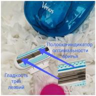img 1 attached to Venus Smooth Three Blade Razor review by En Xiao ᠌