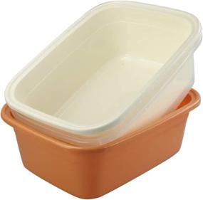 img 4 attached to HOMMP Quart Dishpan Commercial 3 Pack